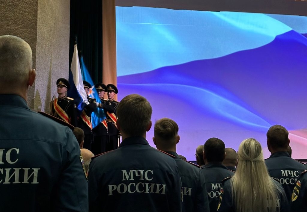 торжественное мероприятие, посвященное 57-й годовщине пожарного гарнизона г. Сосновый Бор.